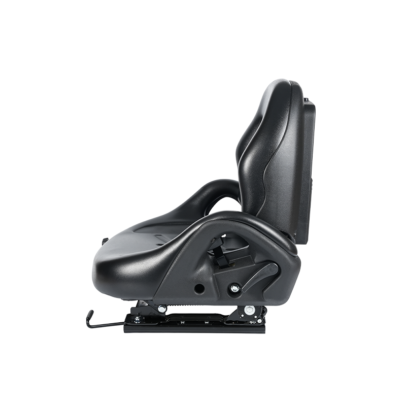 BF5-3 EN13490 IT1+IT2 เบาะนั่งแบบกันสะเทือนพร้อมเข็มขัดนิรภัยและสวิตช์ OPS | การออกแบบตัวดำเนินการแบบกว้าง ใช้ได้กับรถ Hangcha, Nissan, TCM, Mitsubishi Forklifts