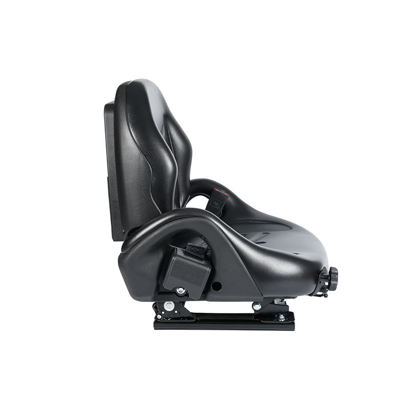 BF5-3 EN13490 IT1+IT2 เบาะนั่งแบบกันสะเทือนพร้อมเข็มขัดนิรภัยและสวิตช์ OPS | การออกแบบตัวดำเนินการแบบกว้าง ใช้ได้กับรถ Hangcha, Nissan, TCM, Mitsubishi Forklifts