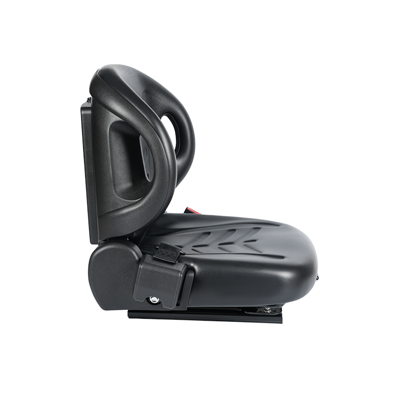 BF2-2 เบาะนั่งคนขับรถยกไฟฟ้า Universa - ผ้ายืด 4 ทิศทางเคลือบสีดำกันน้ำ PVC พร้อมสวิตช์เซ็นเซอร์ OPS และพนักพิงปรับได้ ใช้ได้กับ Hangcha, Toyota