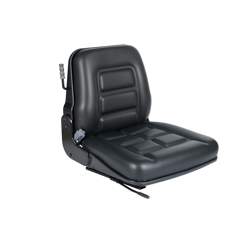 BF1-3 ที่นั่งเกษตรมาตรฐานระบบกันสะเทือน PVC สีดำสำหรับเครื่องอัดฟางพร้อมตัวเลือกไมโครสวิตช์