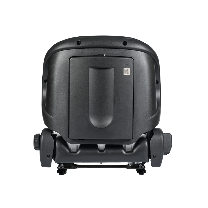 BF2-2 Universal Fit Flatbed Seat สำหรับรถแทรกเตอร์สนามบินพร้อมปรับเอนได้ 60°, เข็มขัดนิรภัยแบบพับเก็บได้ & Doc Box