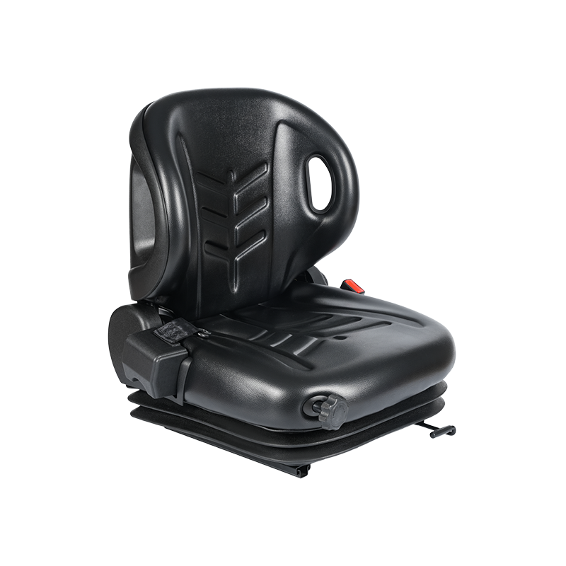 ที่นั่งระบบกันสะเทือนแบบกลไก BF2-3 สำหรับรถบรรทุกแพลตฟอร์มที่มีระยะชัก 40 มม. และการติดตั้งแบบสากล